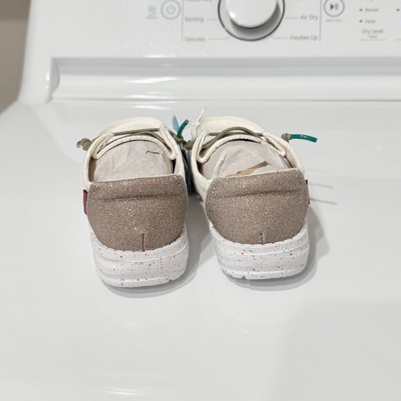 Hey Dude Wendy Youth Disco White Size K12 - Picture 9 of 14